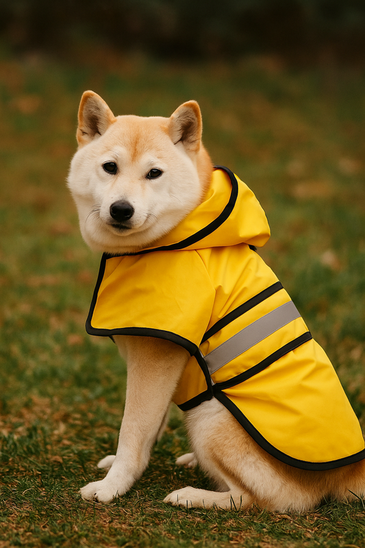 Imperméable Ajustable pour Chien – Protection Élégante Contre la Pluie