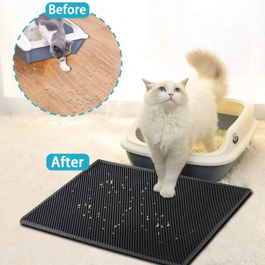Tapis de Litière pour Chat avec Cadeau – Propreté et Confort au Quotidien