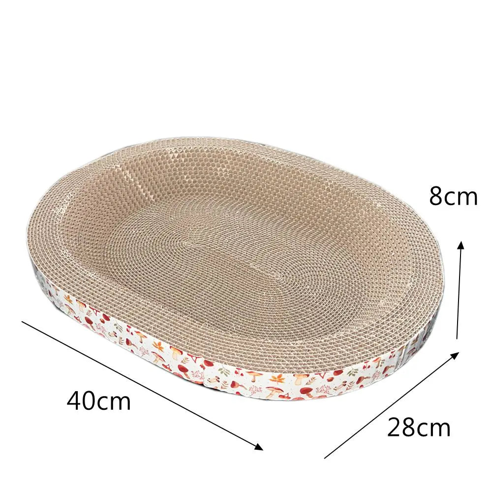 Griffoir en Carton Ondulé pour Chat – Protection Meubles et Grattoir Naturel