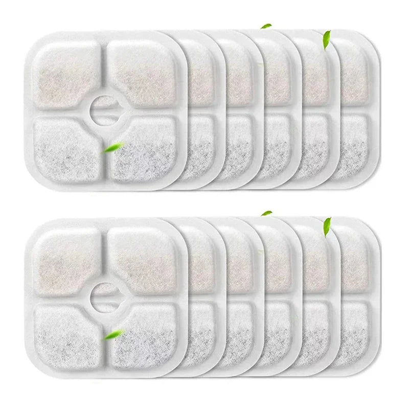 Lot de 6 ou 12 Filtres de Rechange – Pour Fontaine à Eau pour Animaux