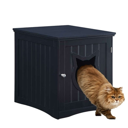 Maison pour Chat Design – Table d’Appoint & Cache Litière Élégant