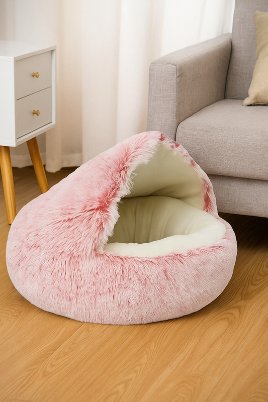 Lit Douillet pour Chat et Petit Chien – Confort Absolu et Design Chaleureux