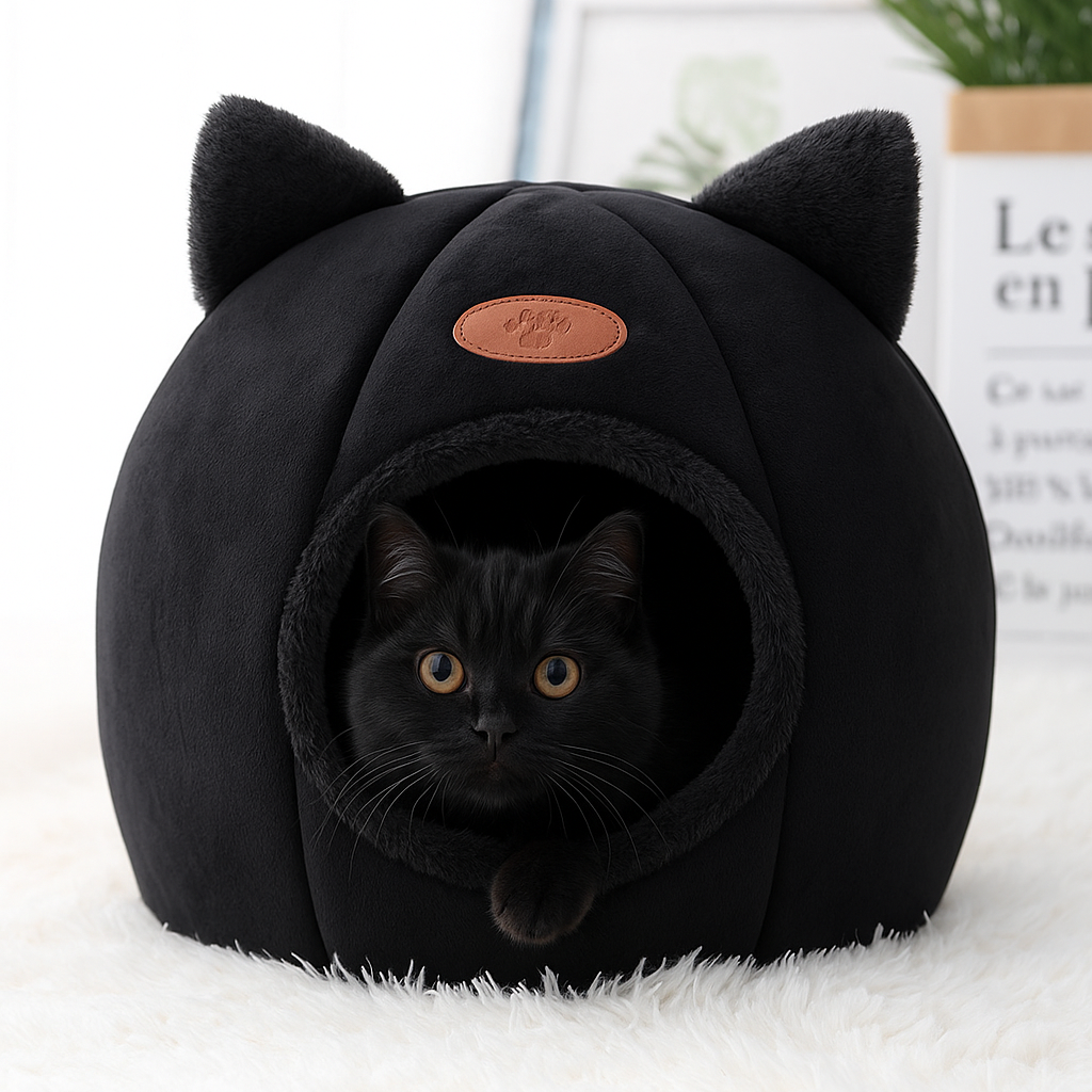 Nid Douillet d’Hiver – Igloo pour Chat & Petit Chien