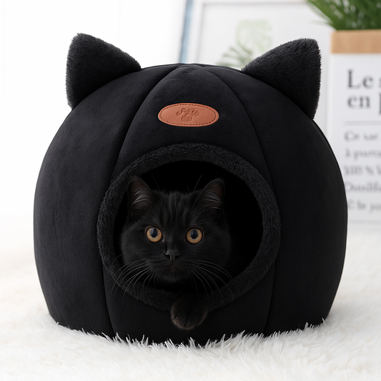 Nid Douillet d’Hiver – Igloo pour Chat & Petit Chien