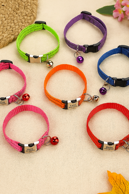 Collier Personnalisé pour Chat – Sécurité et Style Unique