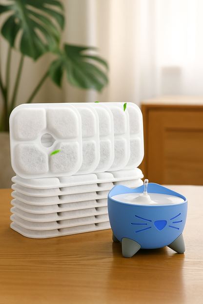 Lot de 6 ou 12 Filtres de Rechange – Pour Fontaine à Eau pour Animaux