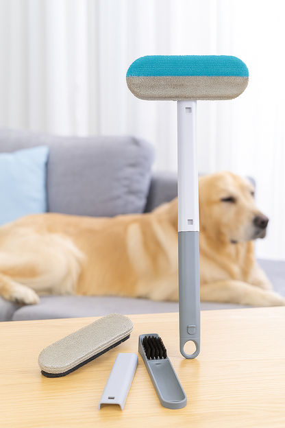 Brosse Anti-Poils Multifonction avec Long Manche – Maison Propre sans Effort