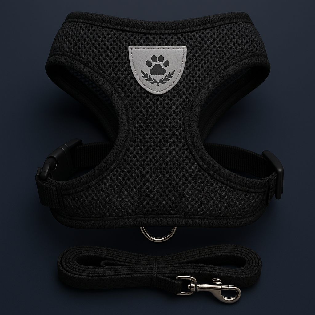 Harnais Réglable avec Laisse – Confort et Sécurité