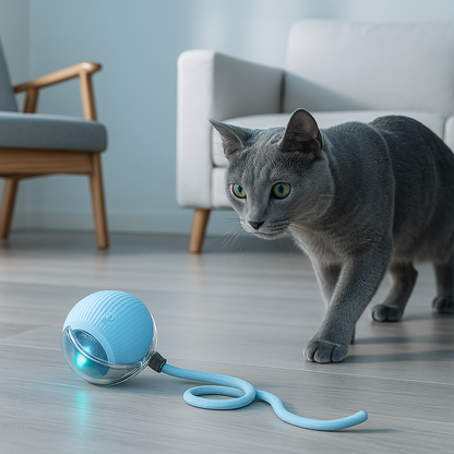 Balle Intelligente pour Chien – Jeu Automatique et Interactif