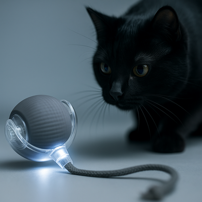 Balle Intelligente pour Chien – Jeu Automatique et Interactif