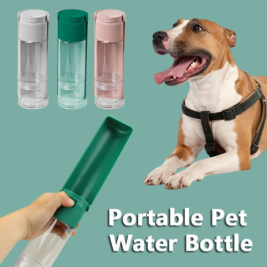 Bouteille Portable pour Chien – Gourde d’Eau avec Bol Intégré pour les Promenades