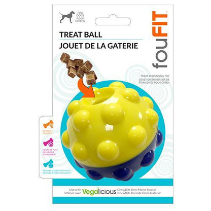 Balle distributrice de friandises “Bumper"– Jeu Intelligent pour Chiens (7,6cm et 12,7cm)