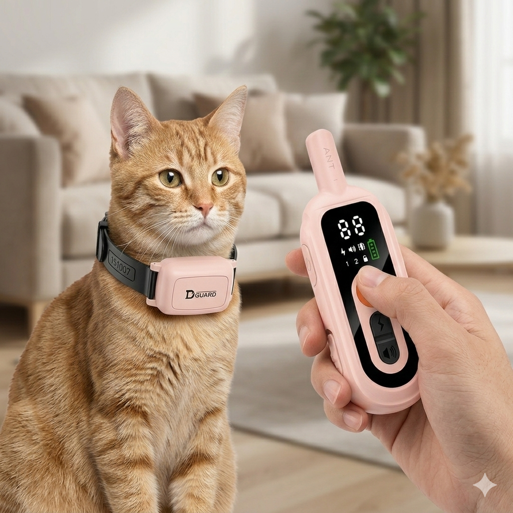 Collier de Dressage Anti-Meow avec Télécommande – Éducation Douce et Efficace