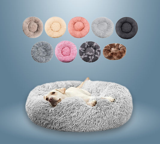 Panier Douillet “Donut” – Lit Moelleux et Apaisant pour Chats et Petits Chiens