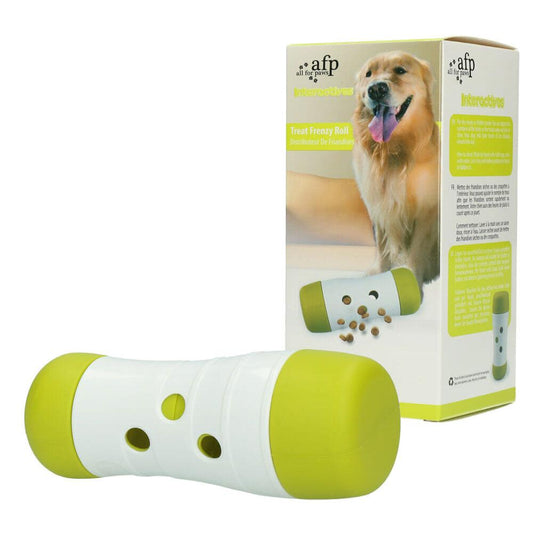 Jouet Distributeur de Friandises “Dog Treat Frenzy Roll” – All For Paws
