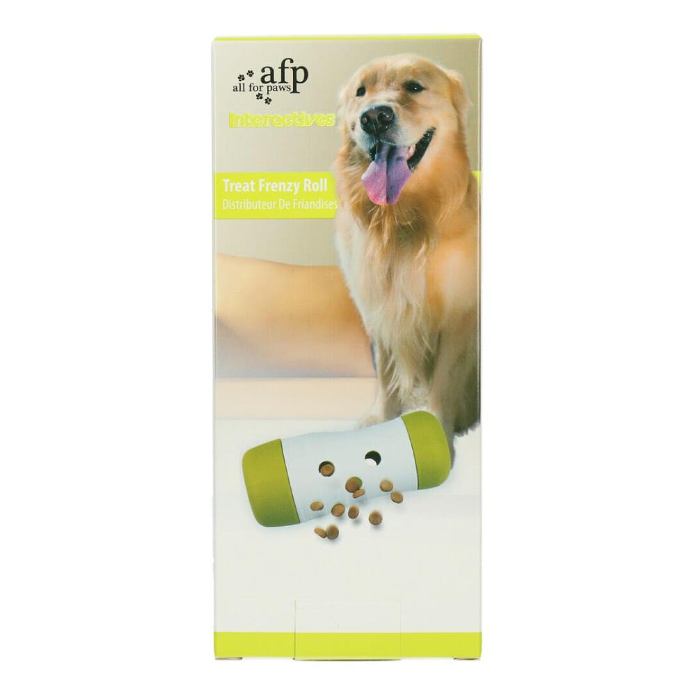Jouet Distributeur de Friandises “Dog Treat Frenzy Roll” – All For Paws