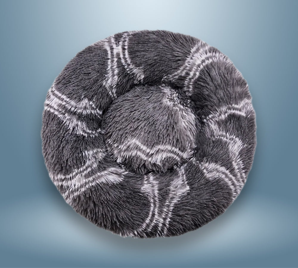 Panier Douillet “Donut” – Lit Moelleux et Apaisant pour Chats et Petits Chiens