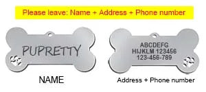 Médaille d’Identification Personnalisée – Gravure Offerte pour Chiens et Chats