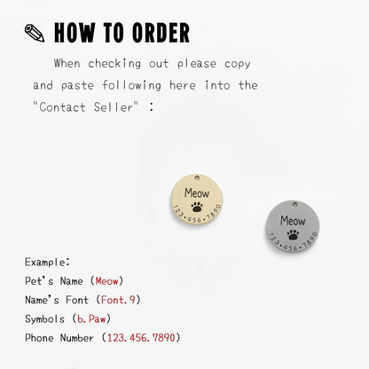 Médaille d’Identification Personnalisée – Sécurité et Style pour Animaux