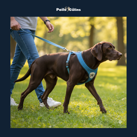 Harnais Réglable avec Laisse – Confort et Sécurité