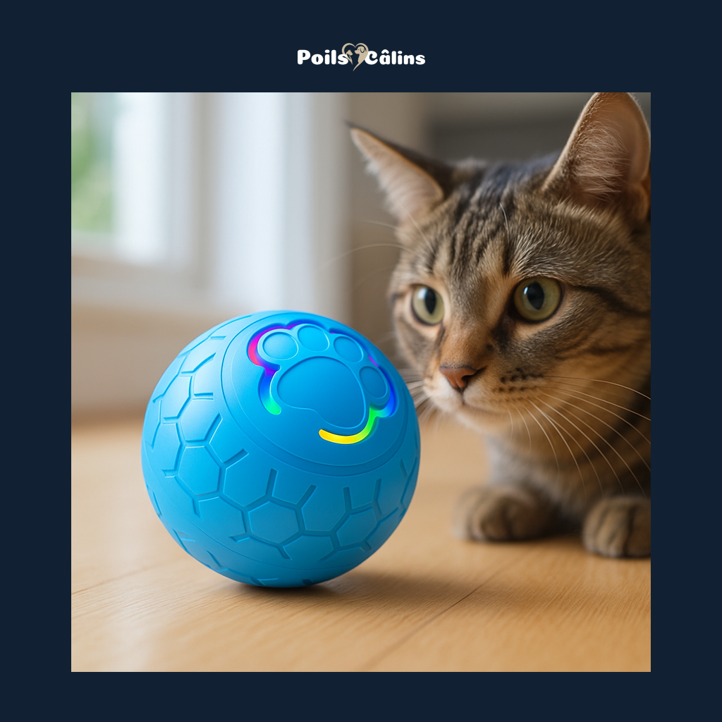 Balle Électronique Interactive – Jeu Intelligent pour Chiens et Chats