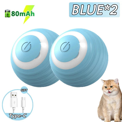 Lot de 2 Balles Interactives pour Chat – Jeu et Stimulation