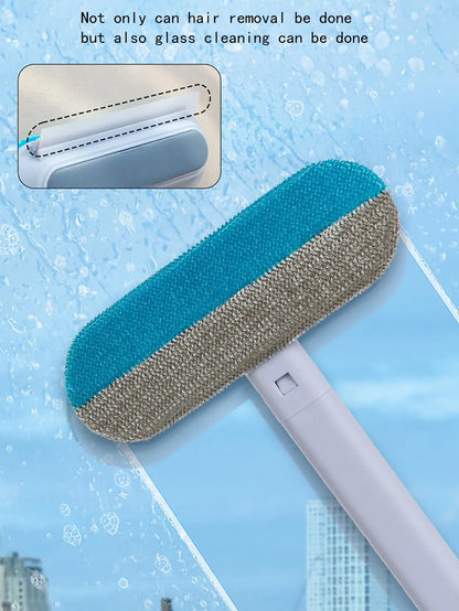 Brosse Anti-Poils Multifonction avec Long Manche – Maison Propre sans Effort