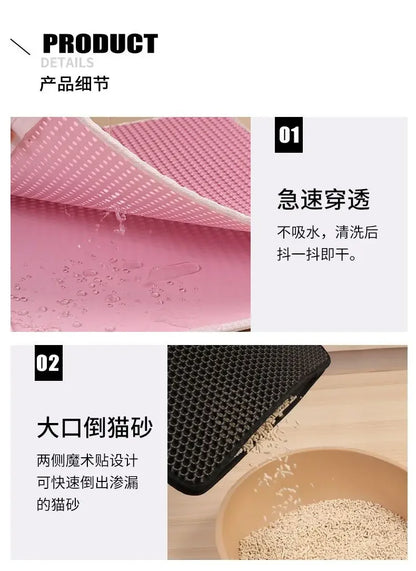 Tapis de Litière pour Chat avec Cadeau – Propreté et Confort au Quotidien