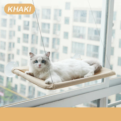 Hamac de Fenêtre pour Chat – Perchoir Suspendu avec Ventouses Résistantes jusqu'à 20 kg