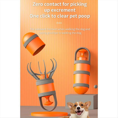 Ramasse-Crottes Portable pour Animaux – Hygiène Facile et Sans Contact