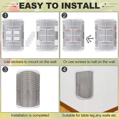 Griffoir Massant pour Chat – Brosse et Soin 2 en 1