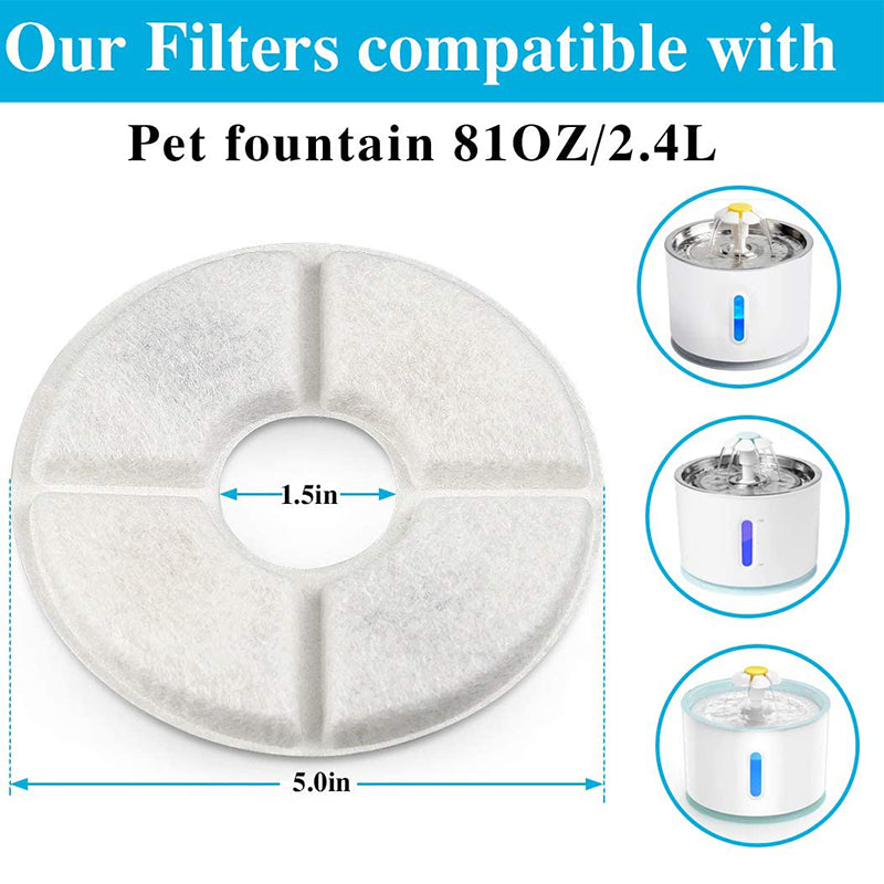 Filtre au Charbon Actif de Rechange – Pour Fontaine à Eau pour Chat