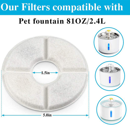 Filtre au Charbon Actif de Rechange – Pour Fontaine à Eau pour Chat