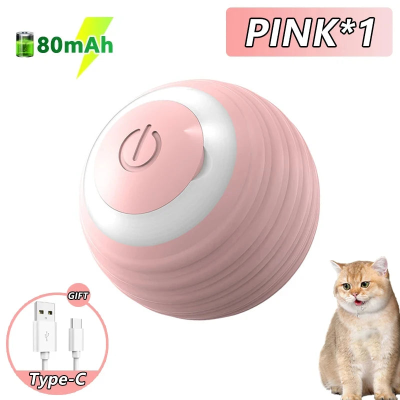 Lot de 2 Balles Interactives pour Chat – Jeu et Stimulation
