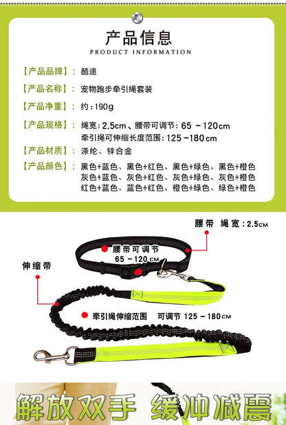 Laisse Mains Libres pour Chien – Liberté et Confort en Promenade