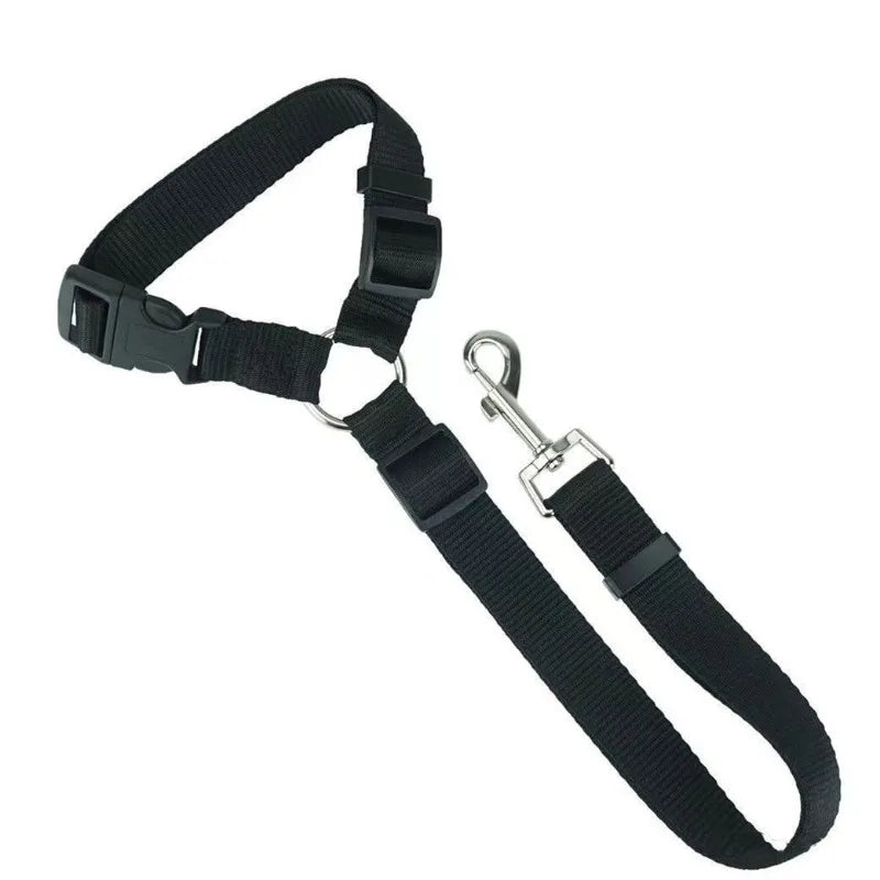 Ceinture de Sécurité 2-en-1 pour Animaux - Voyages Sûrs et Confortables