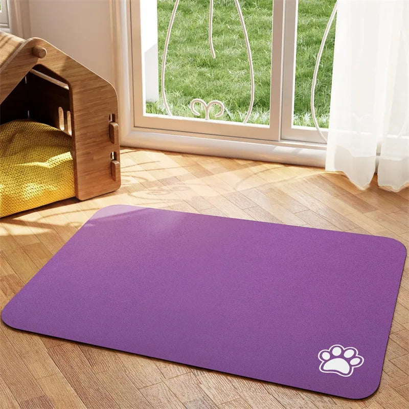 Tapis de Repas Absorbant – Pour Chiens et Chats