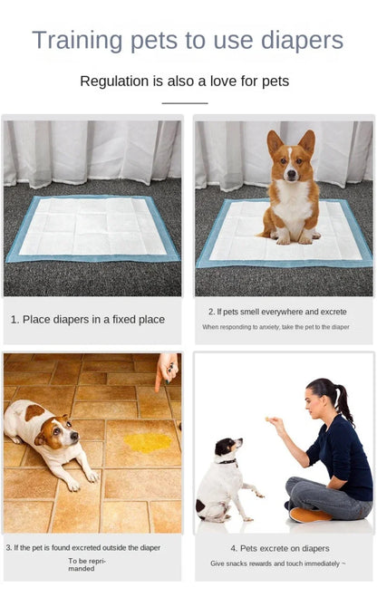 Lot de Tapis Absorbants Jetables pour Chiens – Propreté et Hygiène Garantie