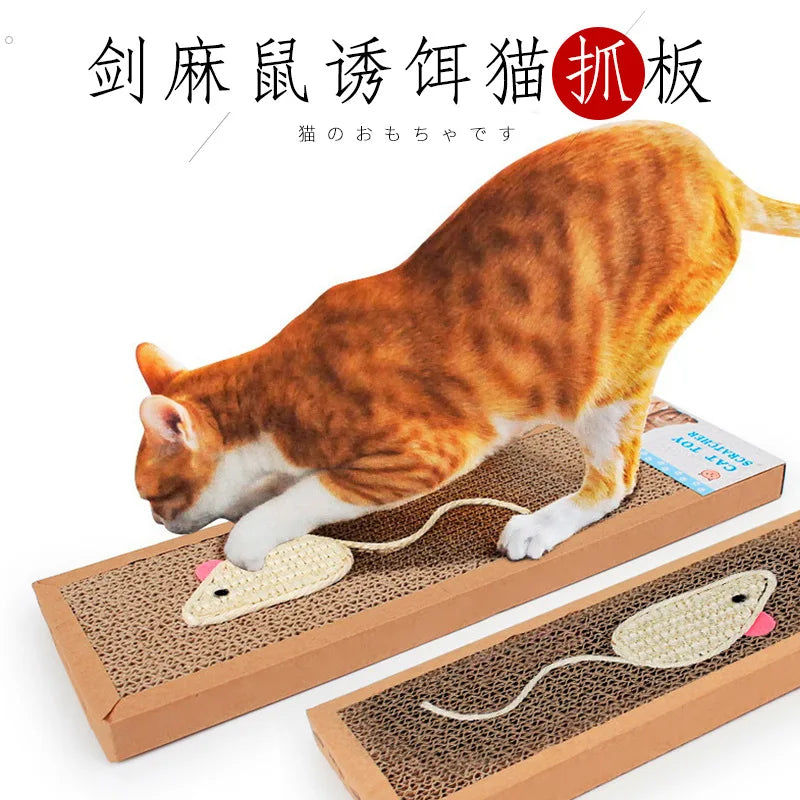 Griffoir en Carton Ondulé pour Chat – Protection Meubles et Grattoir Naturel