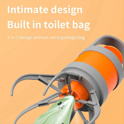 Ramasse-Crottes Portable pour Animaux – Hygiène Facile et Sans Contact