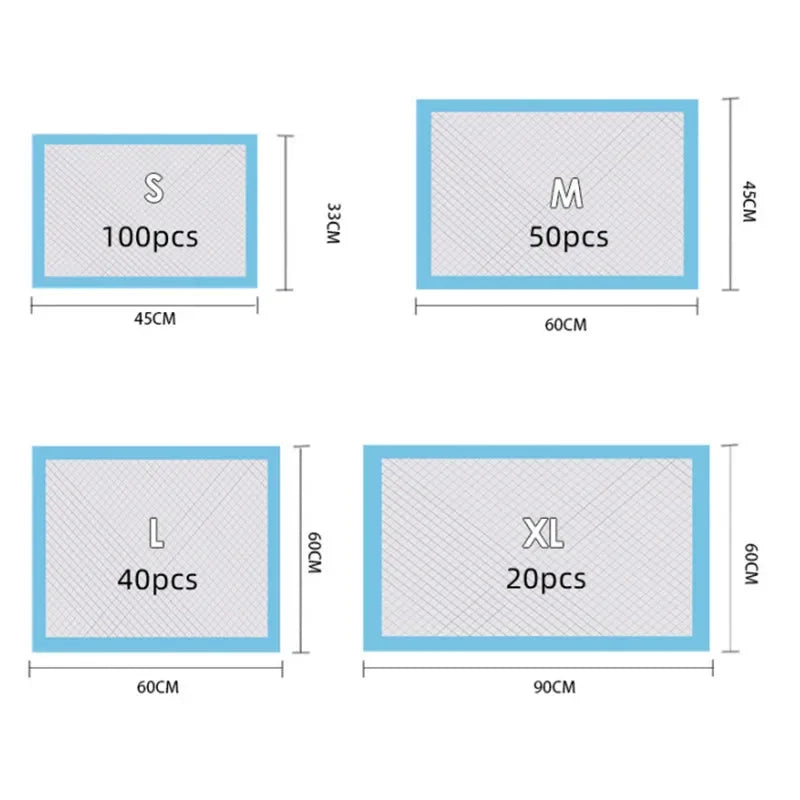 Lot de Tapis Absorbants Jetables pour Chiens – Propreté et Hygiène Garantie