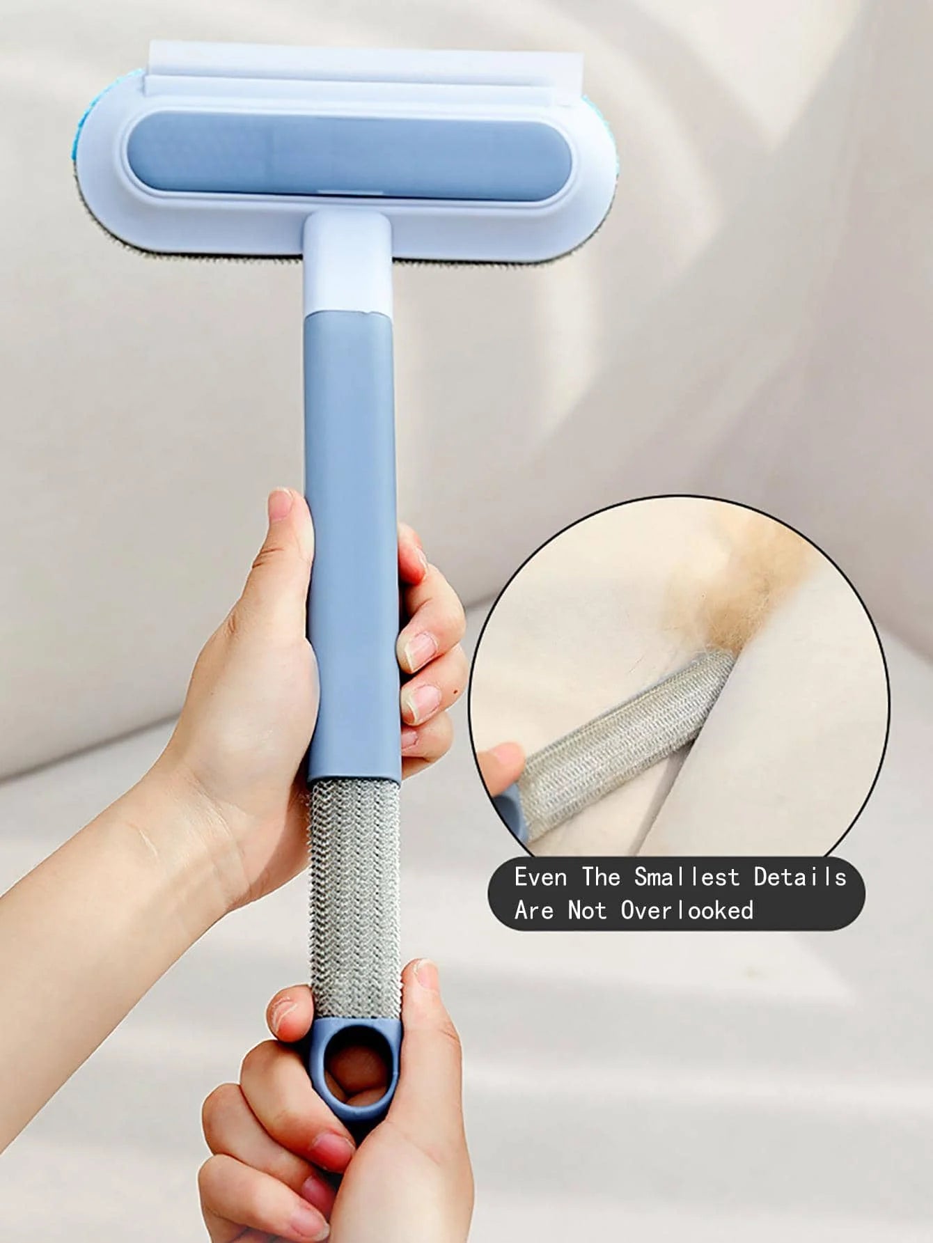 Brosse Anti-Poils Multifonction avec Long Manche – Maison Propre sans Effort