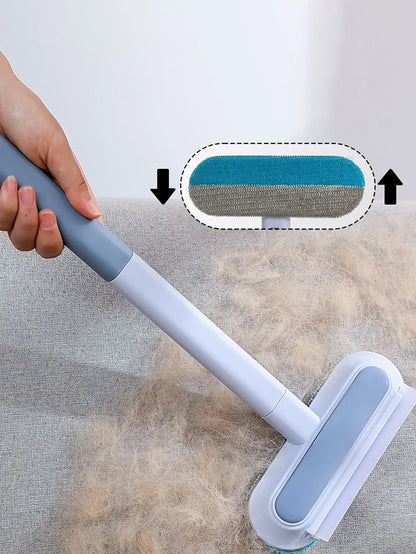 Brosse Anti-Poils Multifonction avec Long Manche – Maison Propre sans Effort