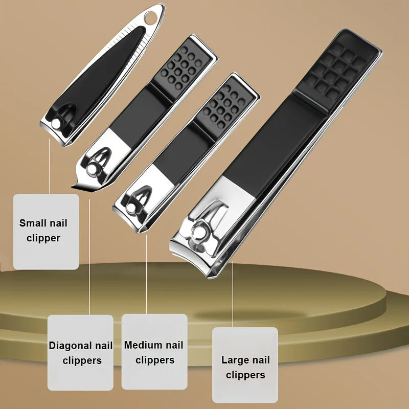 Kit de Manucure et Pédicure Professionnel – 7/16/18 Pièces en Acier Inoxydable