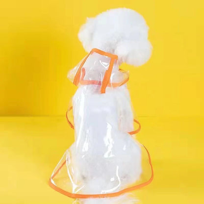 Imperméable Transparent pour Chien et Chiot – Protection Discrète et Confortable