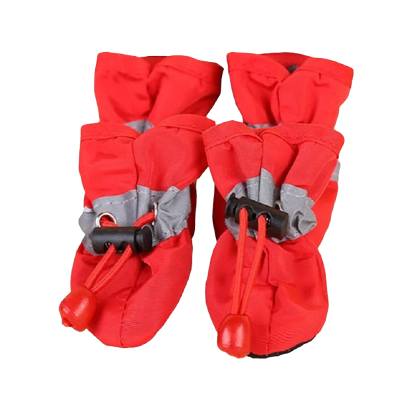 Lot de 4 Bottines Imperméables pour Chiens et Chats – Protection et Confort