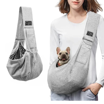 Sac de Transport Bandoulière Confort Coton – Balades et Voyages avec Votre Animal
