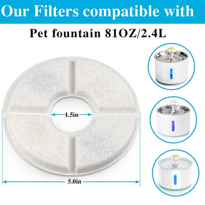 Filtre au Charbon Actif de Rechange – Pour Fontaine à Eau pour Chat