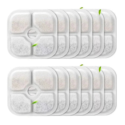 Lot de 6 ou 12 Filtres de Rechange – Pour Fontaine à Eau pour Animaux
