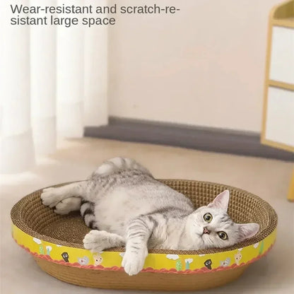 Griffoir en Carton Ondulé pour Chat – Protection Meubles et Grattoir Naturel